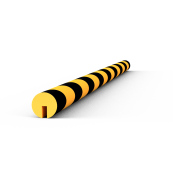 Warning and protection profiles | yellow / black | 1000 mm | Type B